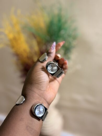 FF CUFF WATCH - silver